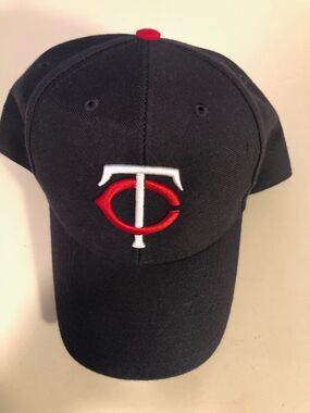 Minnesota‎ Twins Hat Cap Strap Back Mens MLB Baseball Twins Enterprise Blue